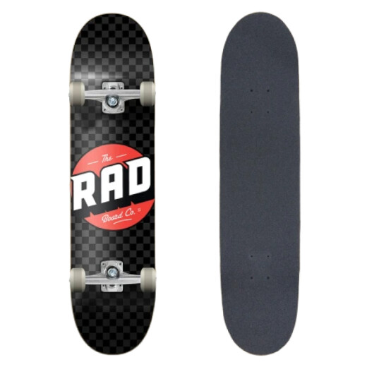 Skate armado RAD RAD CHECKERS 8.0" BLACK ASH Skate armado RAD RAD CHECKERS 8.0" BLACK ASH