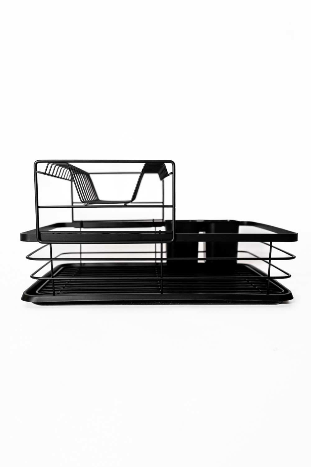 Organización Y Limpieza Escurridor De Platos Dos Niveles 8 Negro