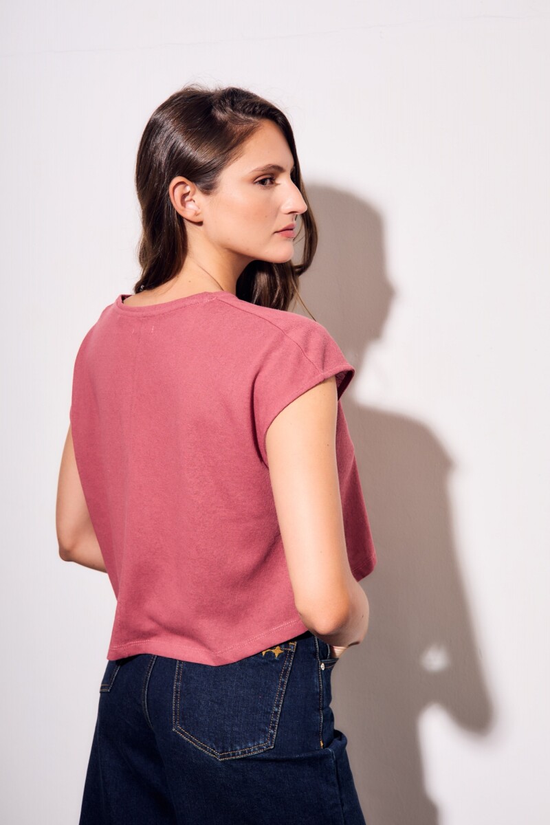 Remera Algodón Burgundy