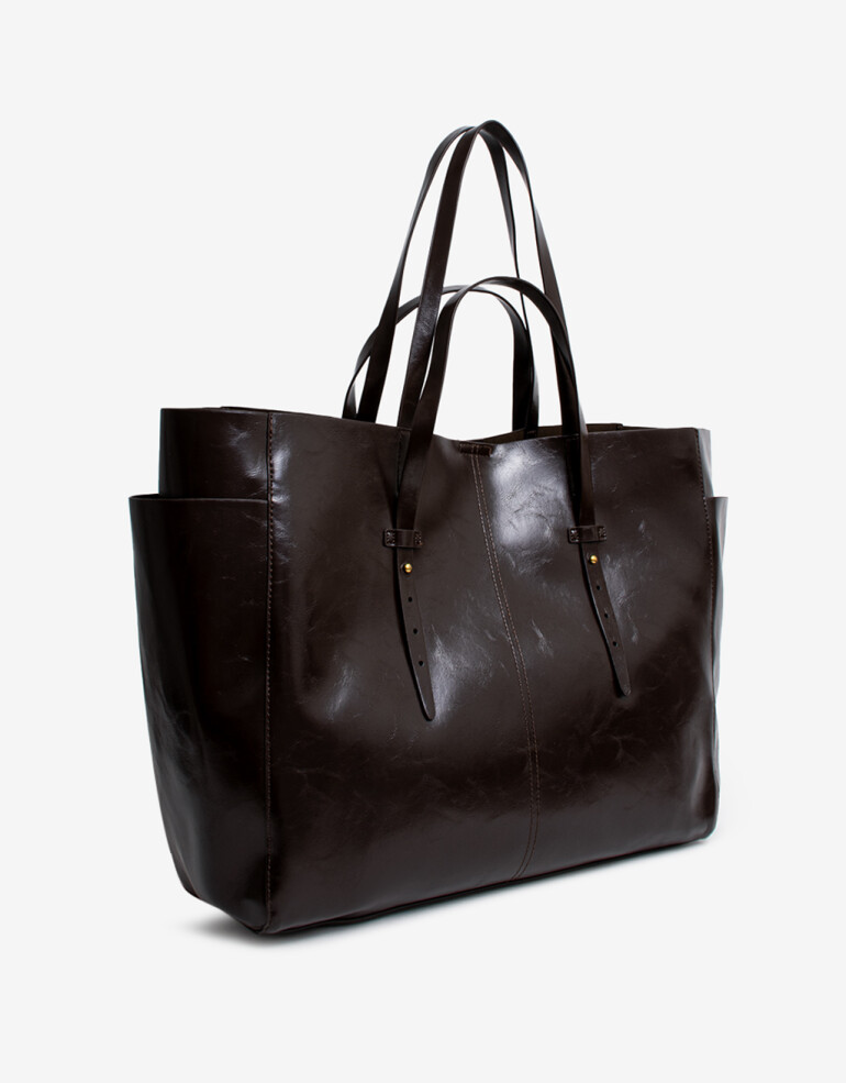 Shopper Cartera Fomato Shopper - Marron Chocolate