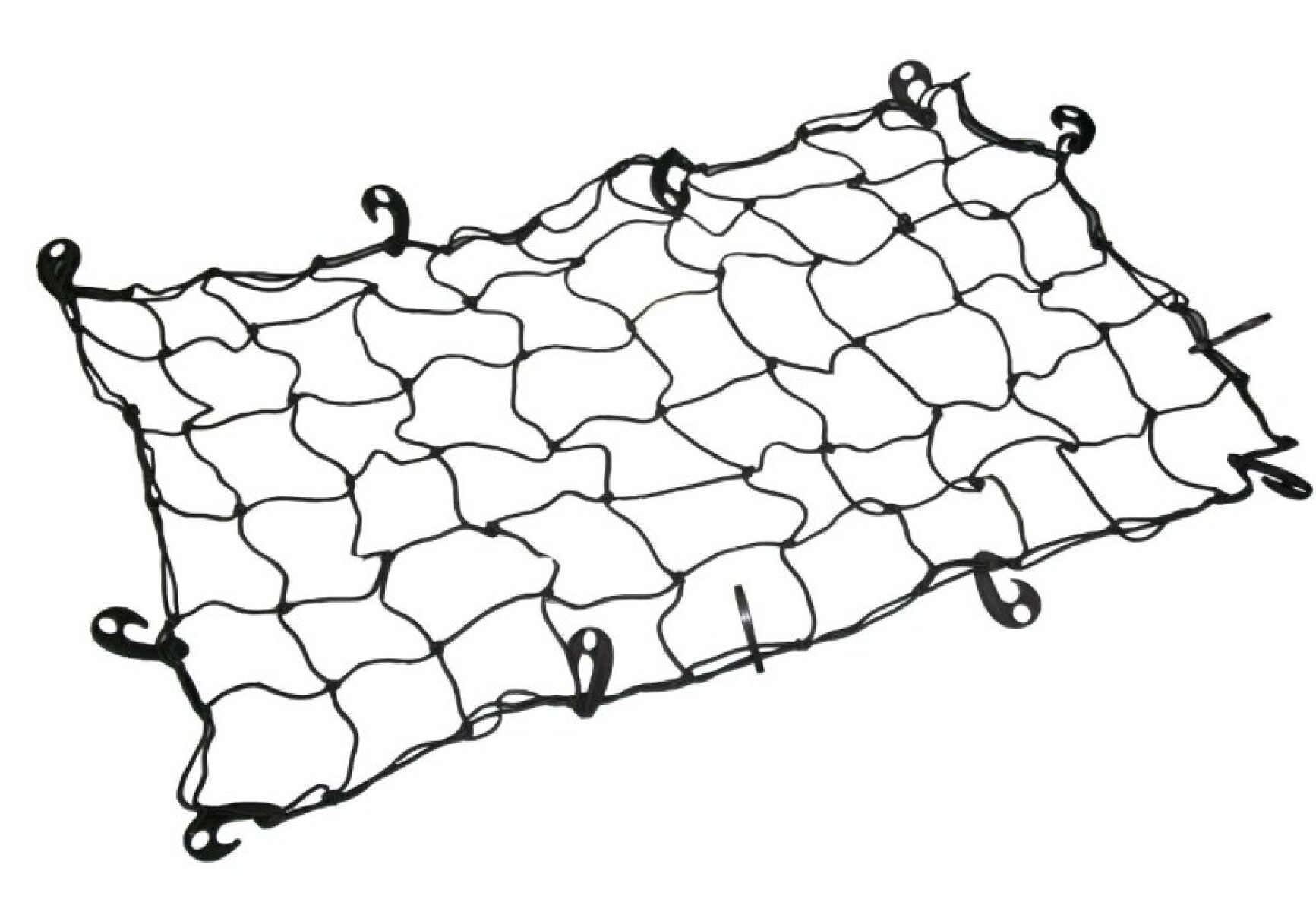 SEGURIDAD VIAL - RED PULPO SUJETA CARGA 75X75 12 GANCHOS PLASTICOS WESTON 