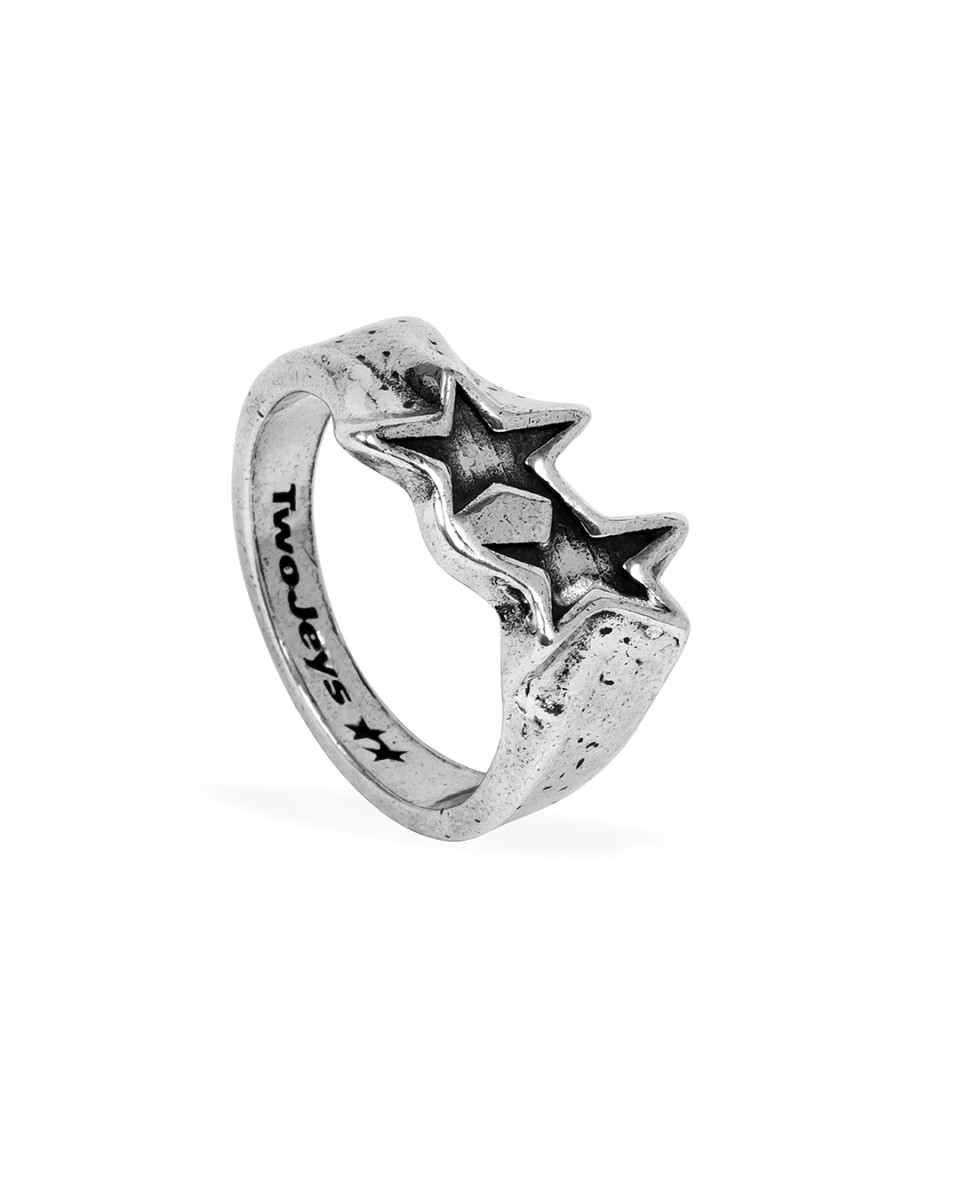 Twojeys Tilled Icon Ring Plata 