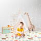Alfombra Bebes y Niños Antigolpes Infantil 200x180 Blanco