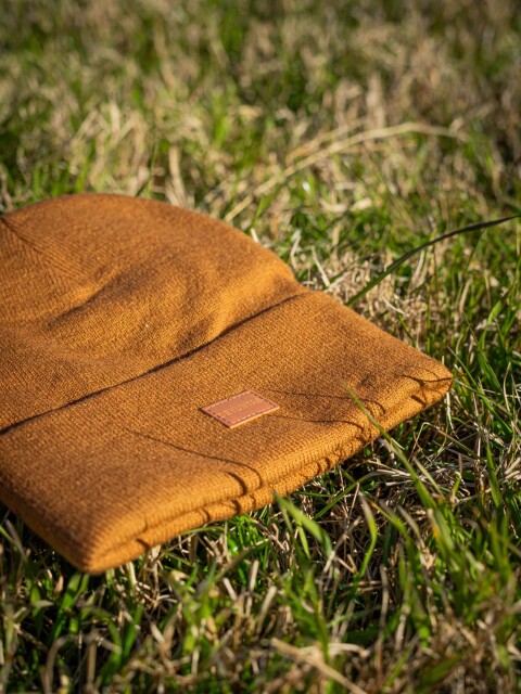 Gorro de lana Beige