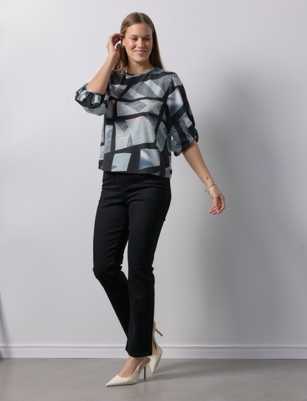 Blusa Mga Balloon MULTI/NEGRO