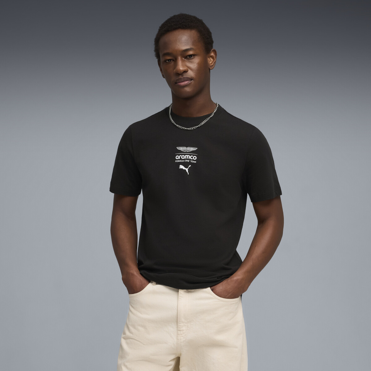 Camiseta Aston Martin ESS.Logo 63539301 - Negro 