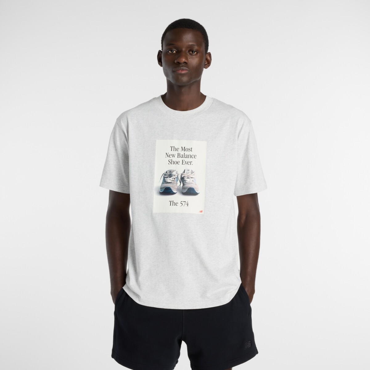 Remera New Balance de Hombre - - MT61B0WFAHH - WHITE 