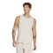 Musculosa de Hombre Adidas Essentials Logo Beige - Blanco