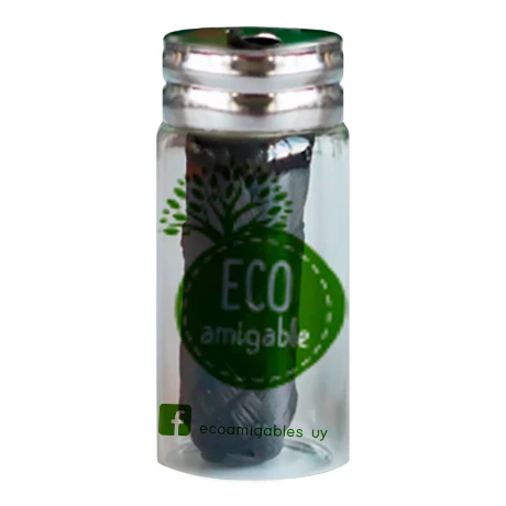 Hilo Dental Ecológico de Carbón de Bambú - Sabor Menta. 001