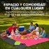 Manta Playa Picnic Camping Tela Oxford 210 X 200 Cm + Bolso Color Rosado