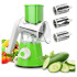 Picadora Verduras Frutas Rallador Queso Acero Inoxidable Variante Color Verde