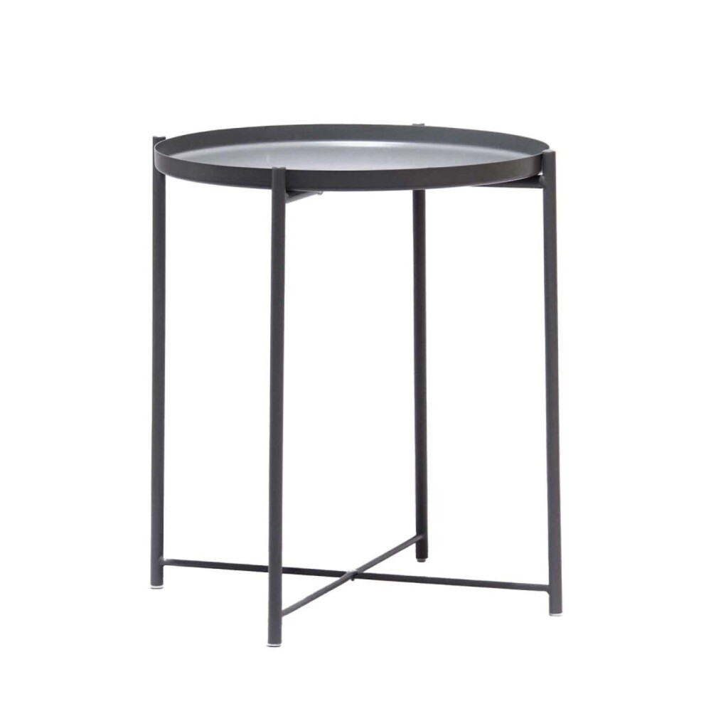 MESA DE ARRIME METAL NEGRO JULIETTE