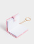 Llavero Libreta Llavero De Libreta De Silicona Con Arte En Relieve - Rosa Claro