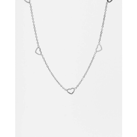 Collares Cortos Plateado