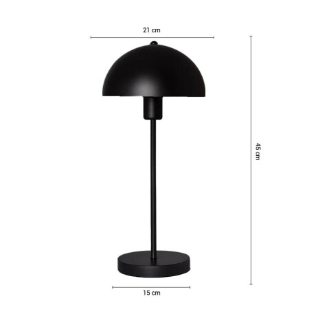 ARTEFACTO DECORATIVO DE MESA MUSHROOM Lámpara de Mesa Mushroom Negro