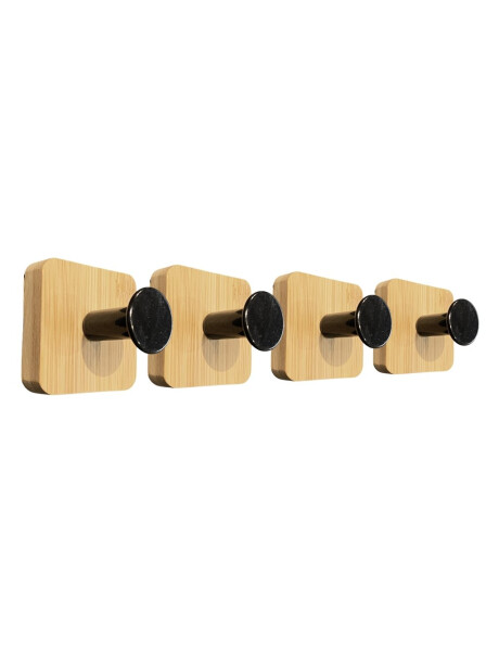 SET X4 PERCHEROS DE PARED CUAD. ADHESIVOS NAT/NEG SET X4 PERCHEROS DE PARED CUAD. ADHESIVOS NAT/NEG