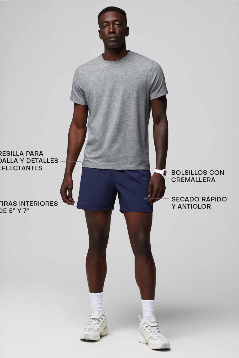 Short The One Short 5" Hombre Deep Navy