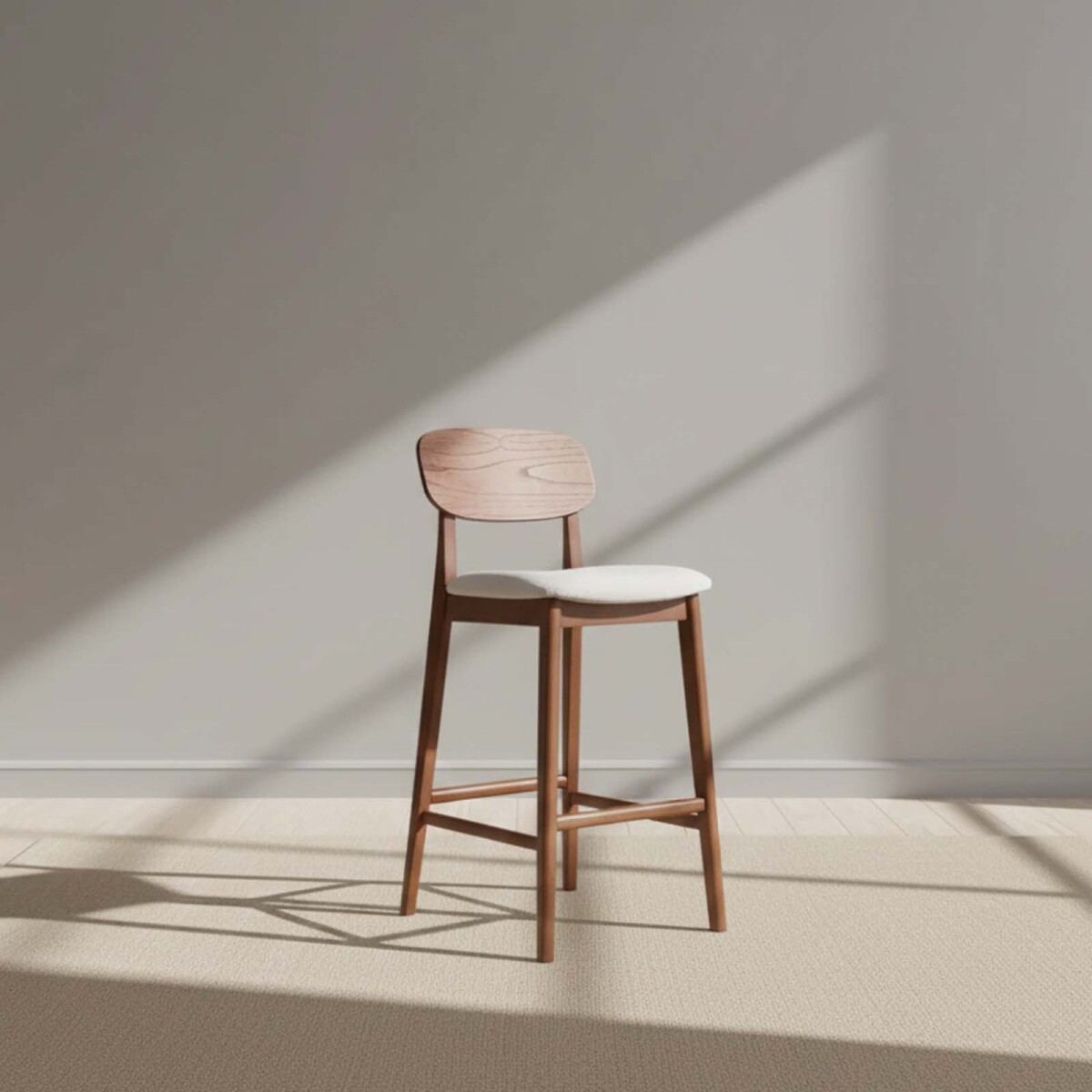 BUTACA BAR - MADERA MARRON ONIX NEW 