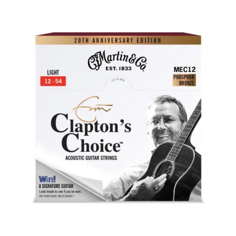 Encordado Folk Martin Eric Clapton 12/54 Light 20th Encordado Folk Martin Eric Clapton 12/54 Light 20th