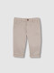 Pantalon Chino Con Goma En La Cintura Piedra