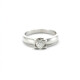 Anillo En Oro Blanco 18K Con Brillante Solitario Anillo En Oro Blanco 18K Con Brillante Solitario
