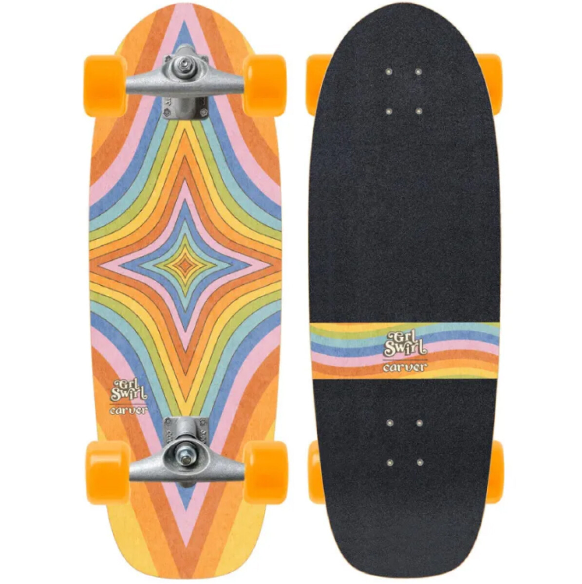 Surf skate Carver Grlswirl Daydream 28" X 9.25" Cx 