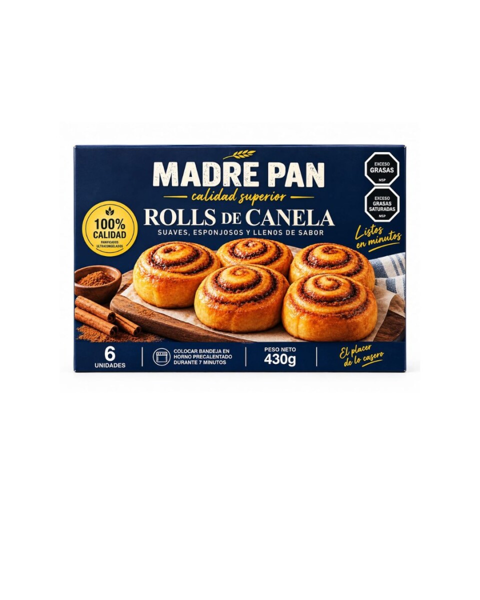 ROLLS DE CANELA X6 MADRE PAN 
