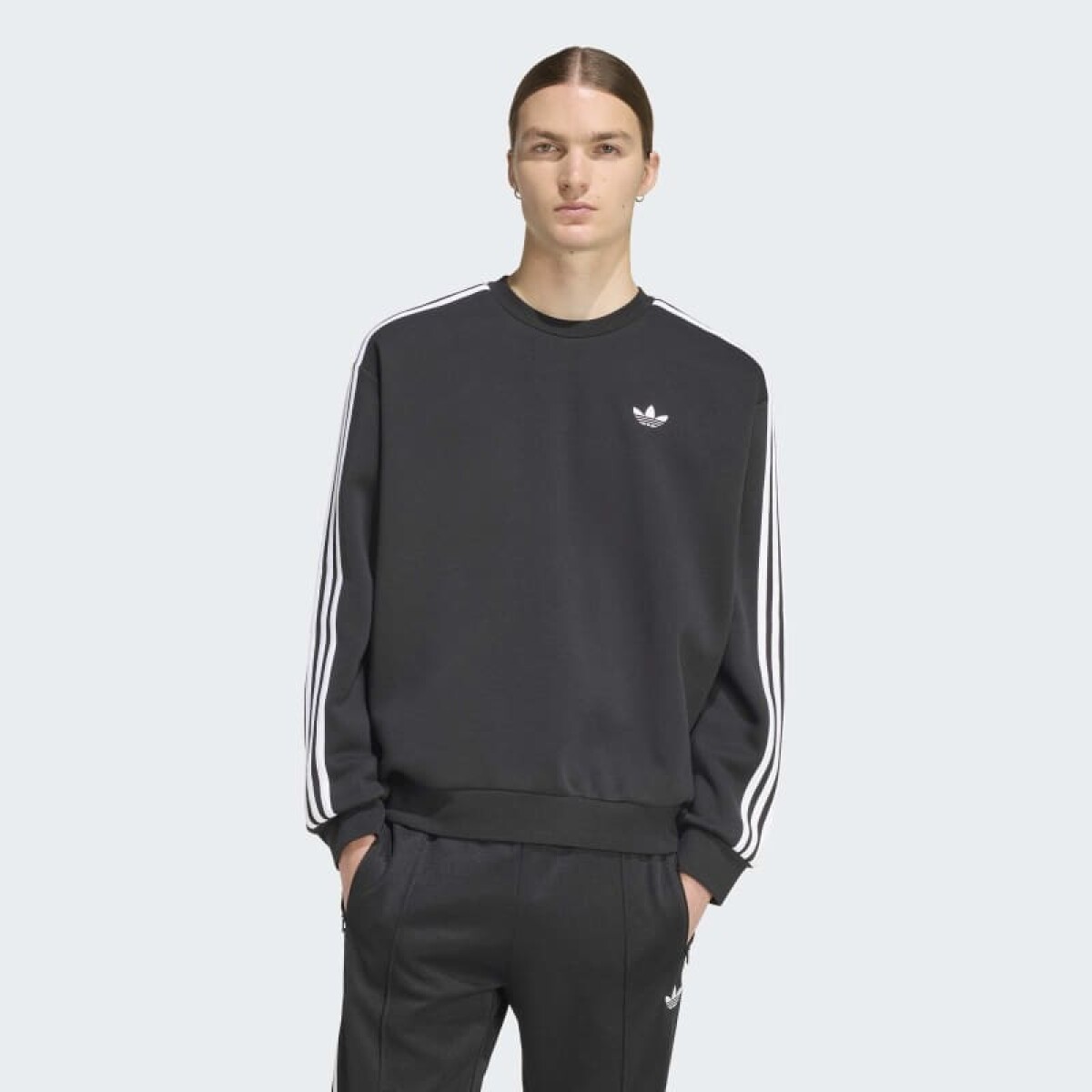 Buzo Adidas 3S CREW - Negro 