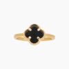 Anillo en oro 18K estilo Van Cleef con piedra onix Anillo En Oro 18k Estilo Van Cleef Con Piedra Onix
