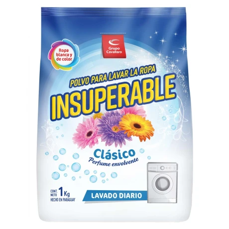 DETERGENTE EN POLVO INSUPERABLE 1 KG DETERGENTE EN POLVO INSUPERABLE 1 KG