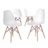 Silla Eames Pack 4 Unidades Calidad Premium Blanco