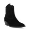 Botas de Mujer Miss Carol Tirma de Cuero Negro