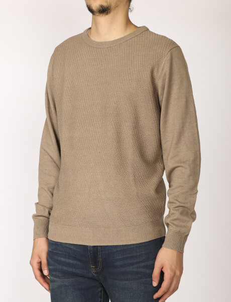 470987 SWEATER HARRINGTON LABEL Beige