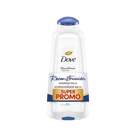 Pack Dove Shampoo 750 ml + Acondicionador 400 ml Reconstrucción