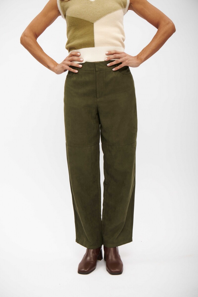 PANTALON HELGA VERDE OLIVA