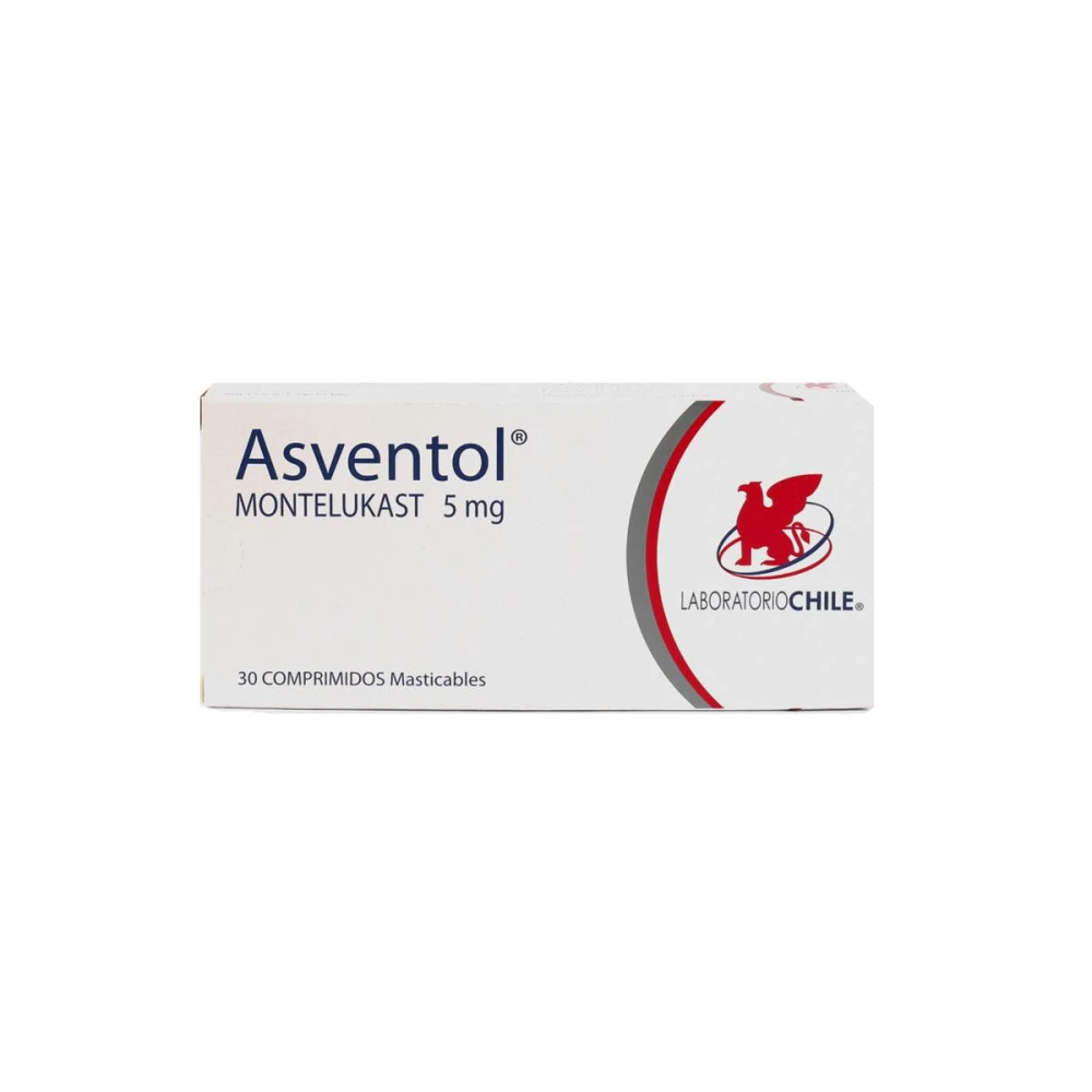ASVENTOL 5 MG. CJ X 30 COMP. MASTIC.