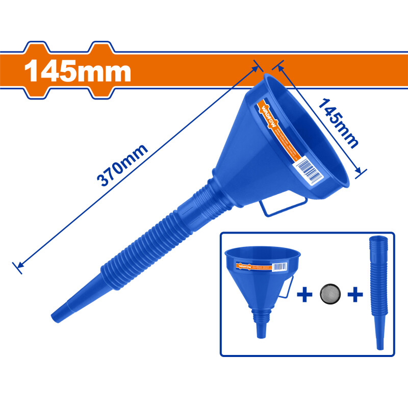 EMBUDO 2 EN 1 FLEXIBLE 145MM WUF1302 EMBUDO 2 EN 1 FLEXIBLE 145MM WUF1302