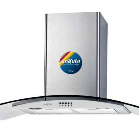 CAMPANA ENXUTA CSSENX 139- Vidrio A.Inox 90cm N/A