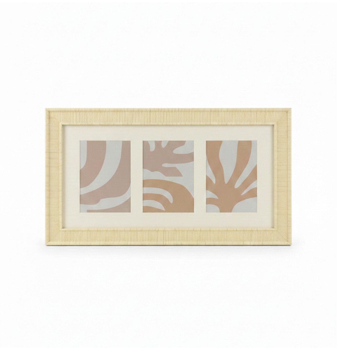 PORTARRETRATO C/MARCO CREMA 3DIV 