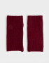 Guantes Varios Clasico Guantes Tejidos - Rojo Burdeaux