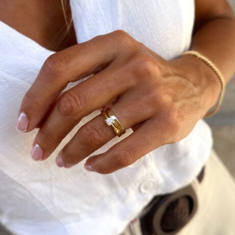 Anillo de Compromiso - Oro 18k Anillo de Compromiso - Oro 18k