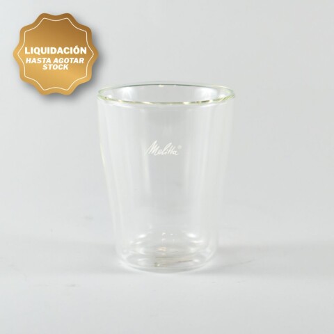 VASO MELITTA 200ML PARED DOBLE X2 Unica