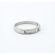 Anillo En Oro Blanco 18 K Y Brillantes Anillo En Oro Blanco 18 K Y Brillantes