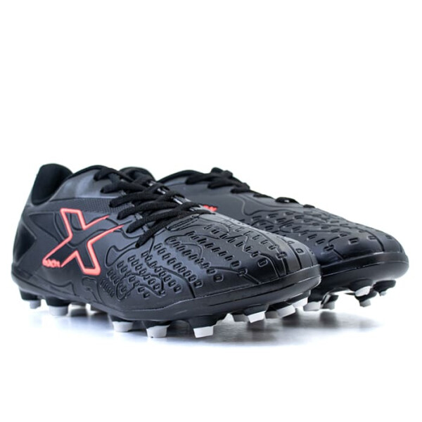 Championes de Futbol OXN Vision 2 de Hombre - 3444277137 Negro-coral