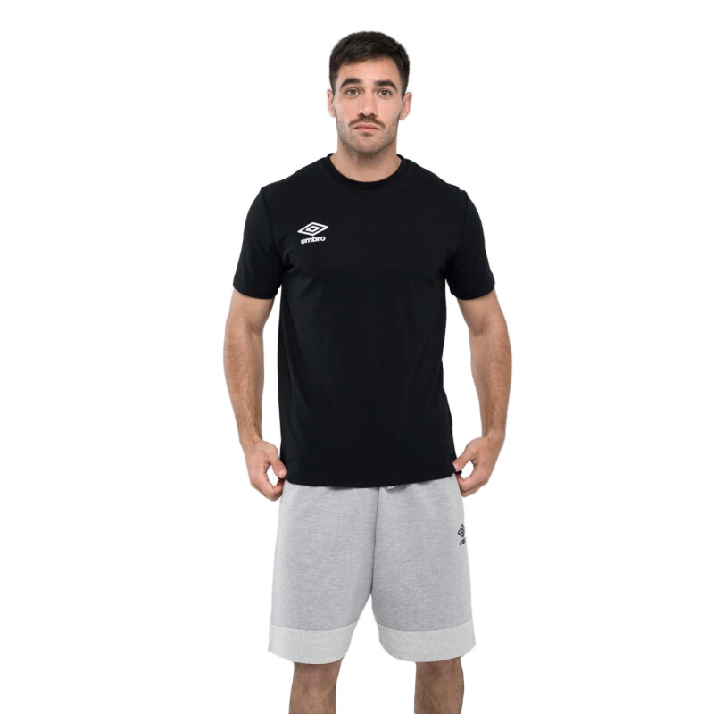 Remera de Hombre Umbro Basik Negro - Blanco