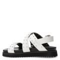 Sandalias de Niña MINI Miss Carol PELLY con tachas Blanco