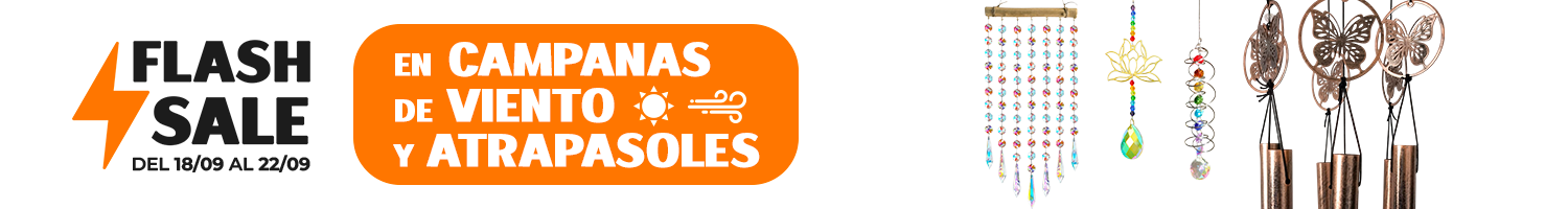 FLASH SALE CAMPANAS DE VIENTO Y ATRAPASOLES