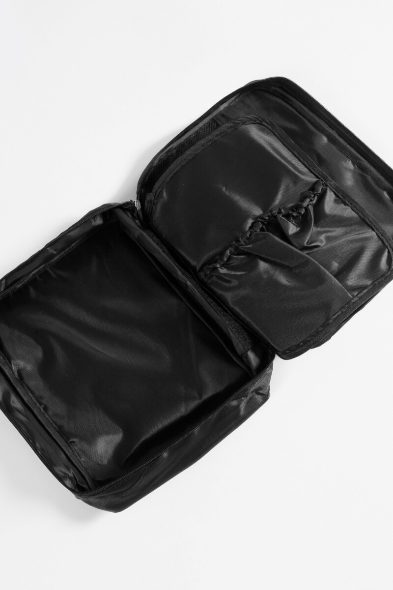 Organizador de viaje rectangular negro