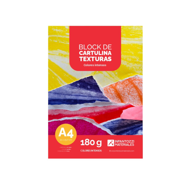 Block cartulina color texturas Única