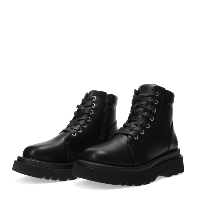 Botas de Mujer Miss Carol PONDS Borcego chato Negro